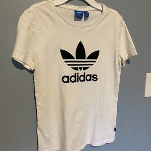 White Adidas T-Shirt